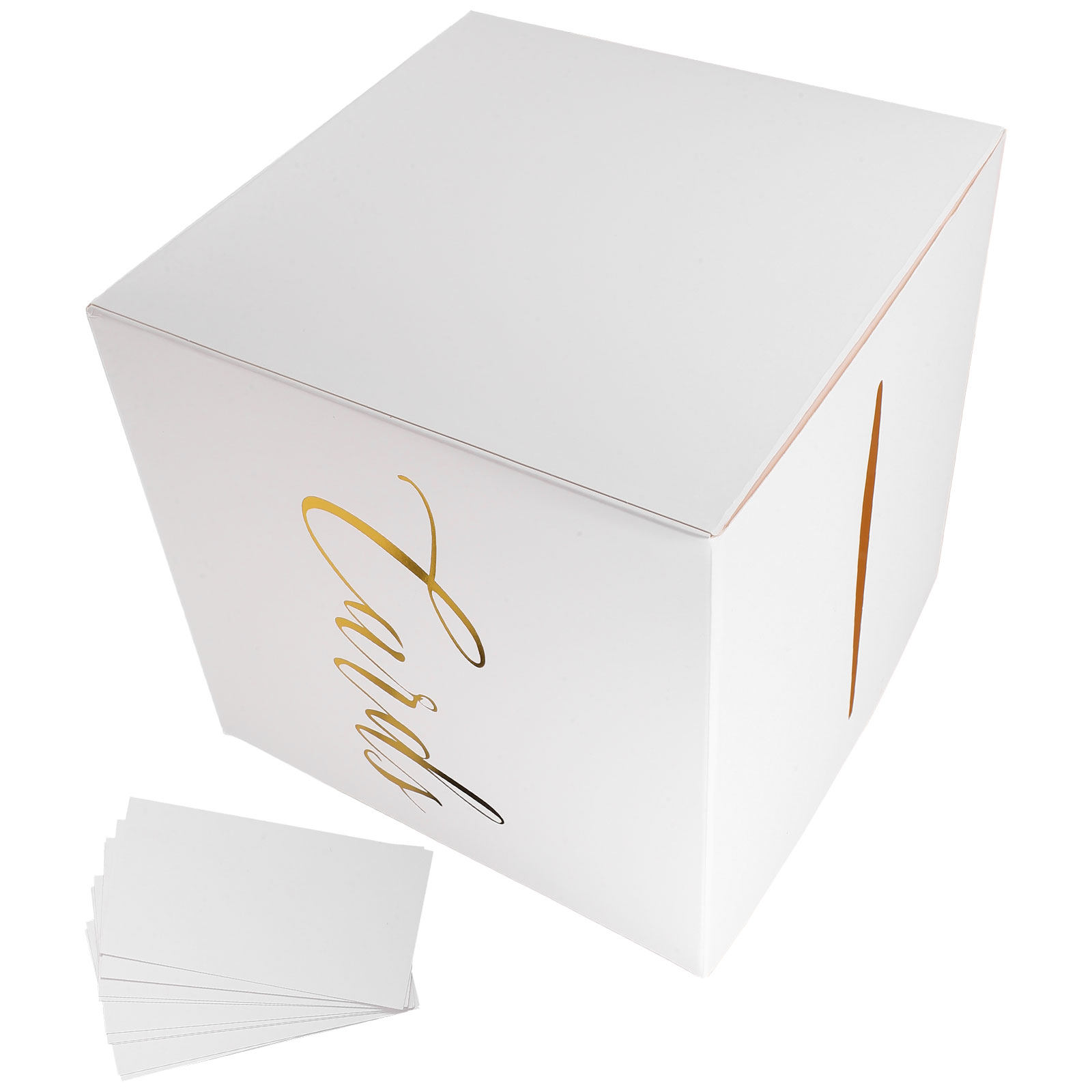1個入り ウェディングカードボックス 再利用可能な紙製ギフト - Wedding Card Box のレビューと価格