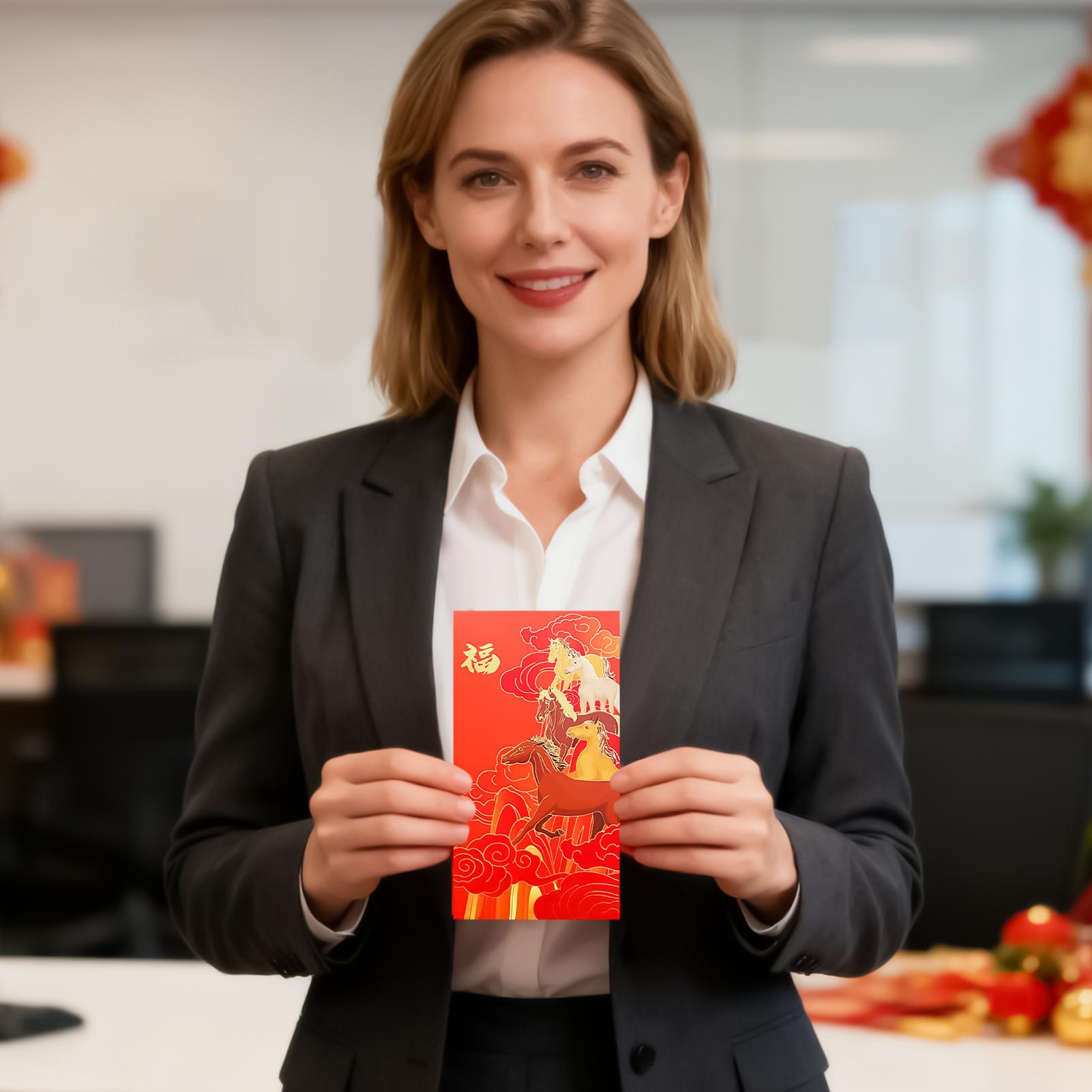 中国の旧正月の赤い封筒、携帯用現金封筒、春節、結婚式、クリス - Wedding Envelopes のレビューと価格